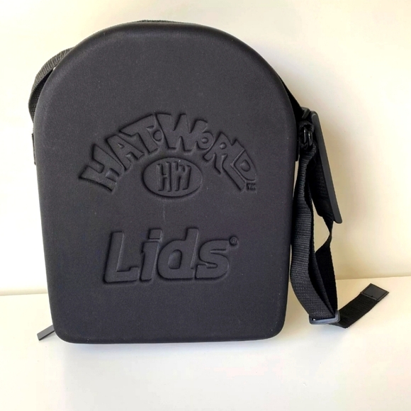 Lids Hat World HW Hat Travel Case Bag Box Rigid Zip Strap Black Vented FAST - Picture 2 of 6